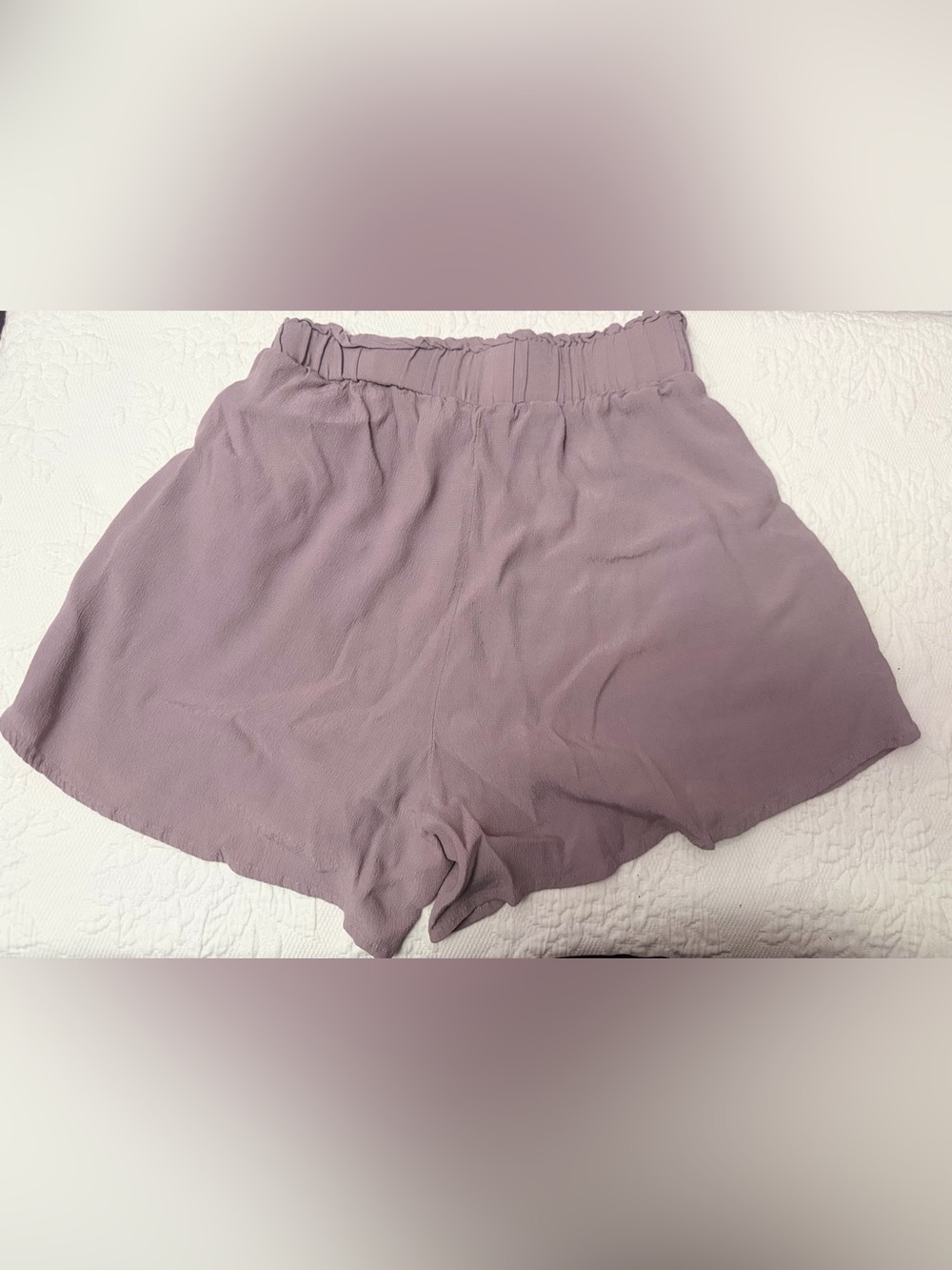 Hollister Dusty Pink Elastic Waist Shorts